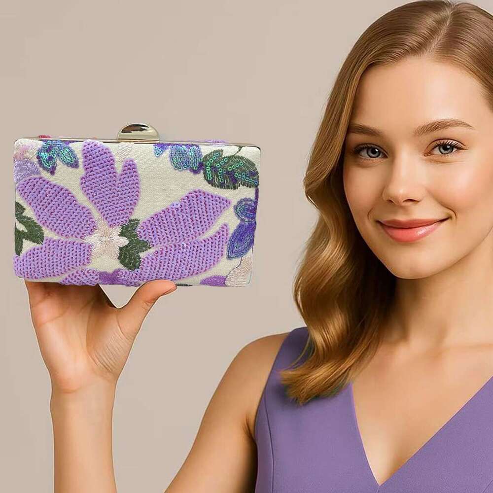 Handbag Sequin Embroidery Niche Design Evening Dress Cheongsam Women's Bag Clutch Purse Shoulder bags crossbady bag