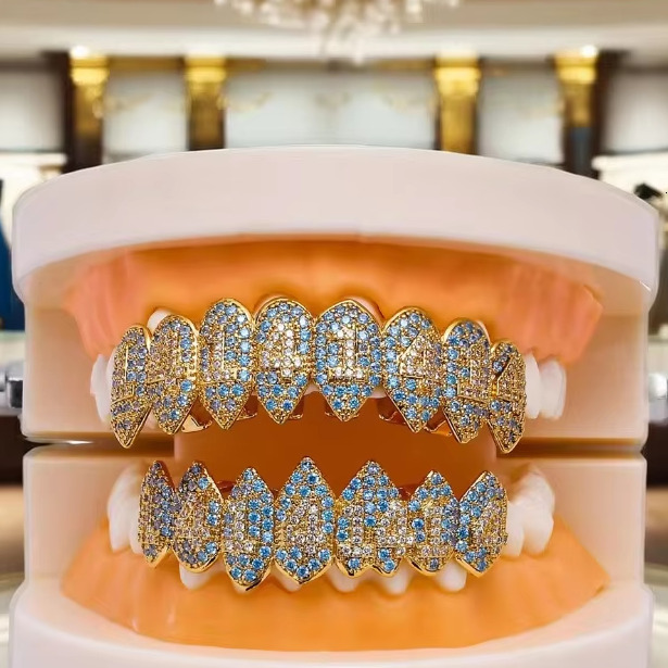 Custom Grillz Made Fitted Hip Hop Grill Perm Cut Grillz 925 Silver Solid 14k Gold Fine Jewelry Plating Plain Teeth Grillz