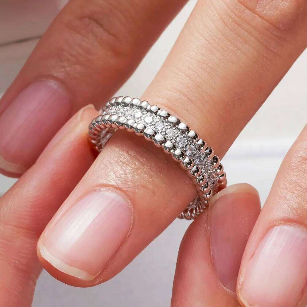 COSYA 1.2cttw Real Full Moissanite D Color VVS1 Lab Diamond Band S925 Silver For Women Bridal Ring Wedding Fine Jewelry XJ260130