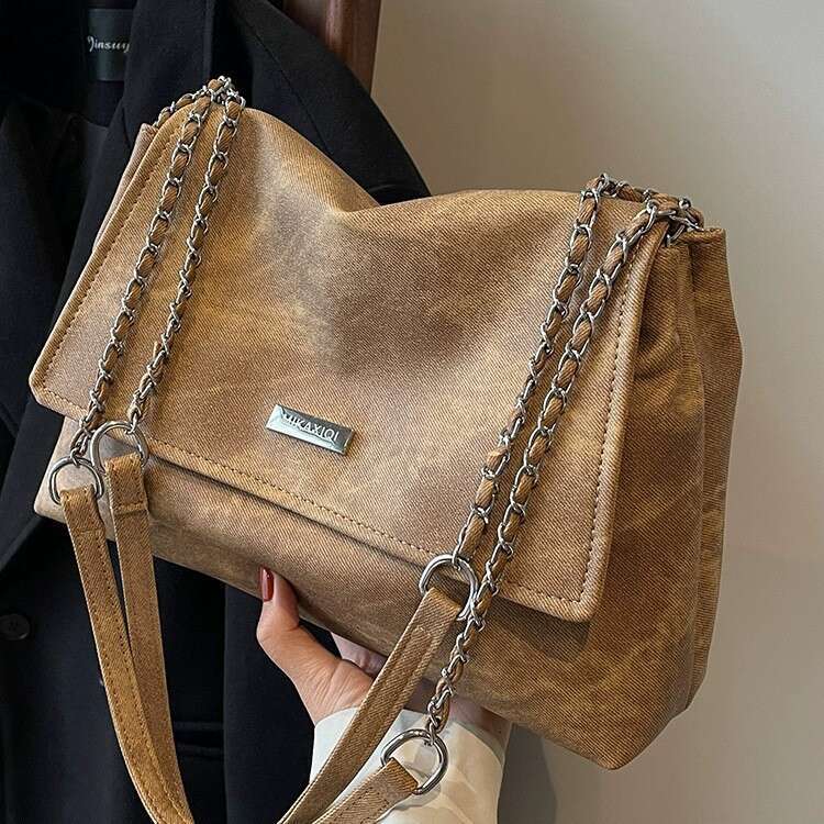 Crossbody Bag For Women Versatile Large Capacity Autumn Winter New High End Commuter Shoulder Bag Women S Tote Backpack High Quality Luxury Bag LEMON 