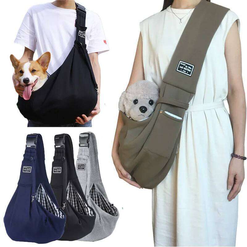 Pet Crossbody Shoulder Outdoor Travel Breathable Cat Bags Puppy Slings Carrier Dog Carrying Supplies Bag 26H0130