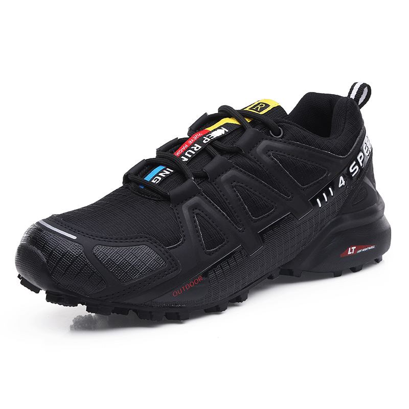 New Large Size Outdoor Climbing Sports Shoes Men'S Shoes Non Slip Shock Absorption Sports Climbing Shoes Breathable Hiking Shoes Men 2026s hot