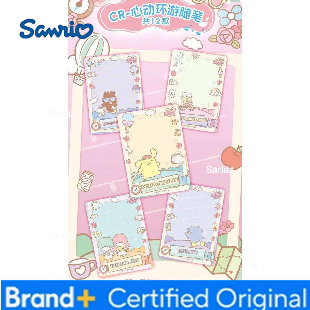 Sanrio Genuine Kabao Characters Collection Cartoon Lovely Anime Creative and Unique Graffiti Notebook Cards Children Gifts H260130