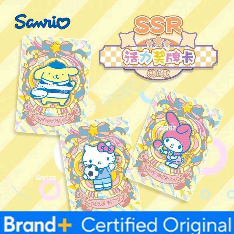 Sanrio Hot Selling Genuine KAYOU Family Blind Box Card Bag HelloKitty Kuromi My Melody Cinnamoroll Children's Gift H2601301