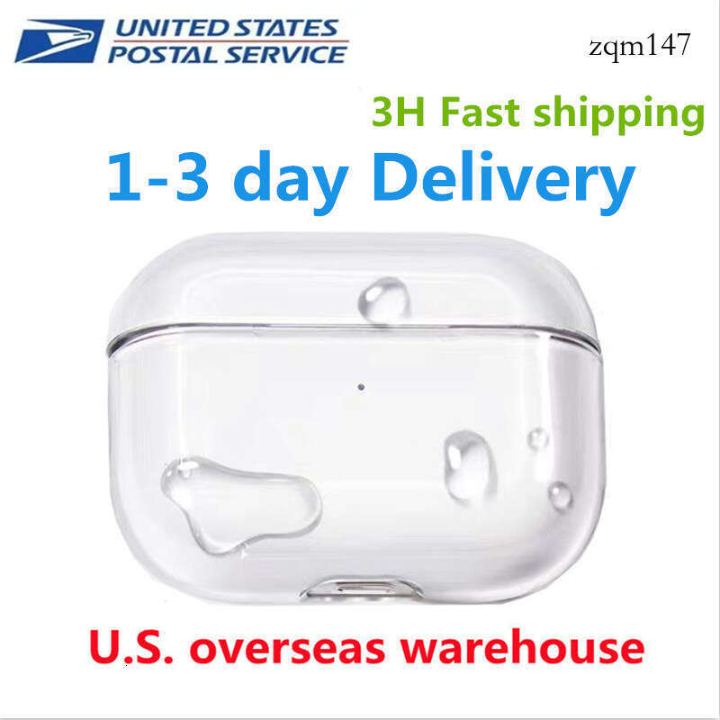 USA Stock For Air 2 3 4 2nd generation Pods Pro max Headphone Accessories pro 4 Earphones Solid Silicone Protective Cover Wireless Charging Box Shockproof Case ANC 888
