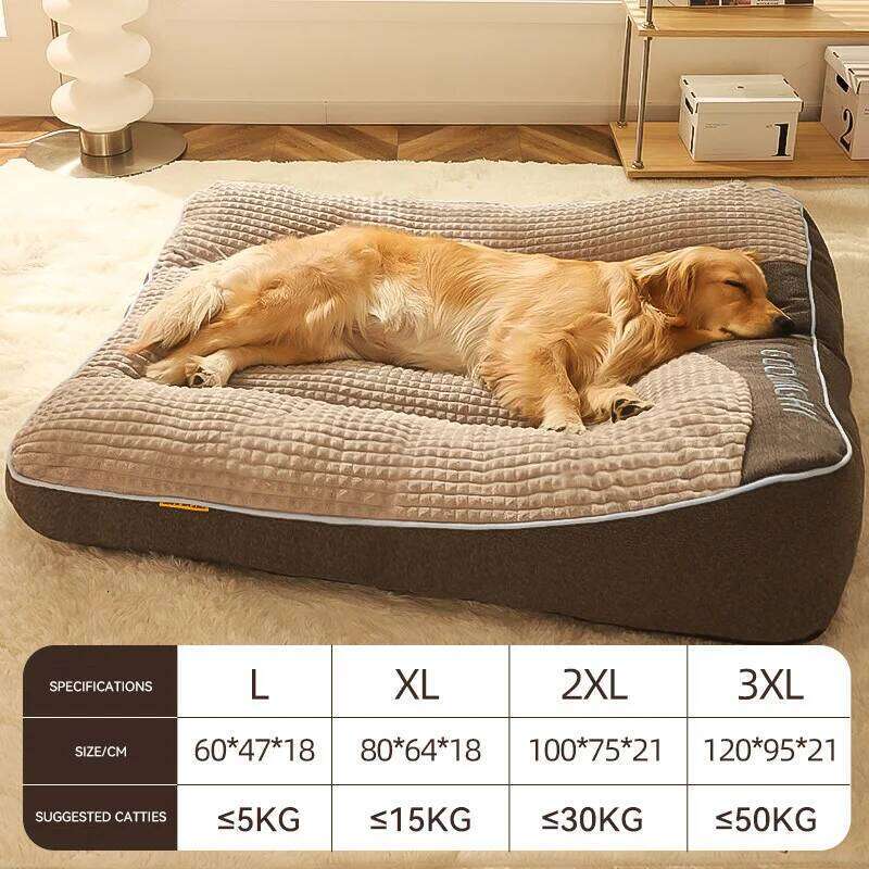 EFF Winter Dogs Cats Bed Dog Mat Warm Pet Nest Kennel For Small Medium Large Puppy Kitten Plus Size Sleeping Mattress 26W01130