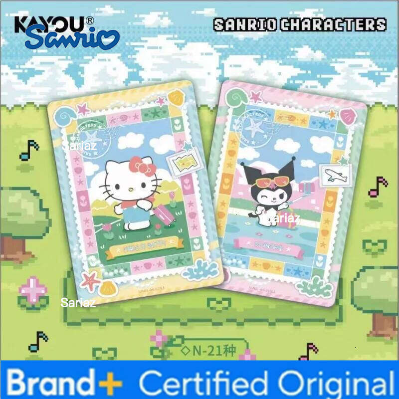 Sanrio KAYOU Family Series Mengmeng Cards Genuine Original Animation Cartoon Collection Card Peripheral Toy Gift H260130