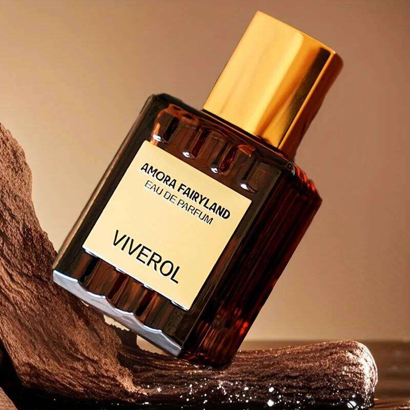 50ml Amber-Hued Gold-Capped Perfume Luxe Mystical Enchanting Eau De Parfum Long-Lasting Oriental Woody Floral Fragrance Spray H260130