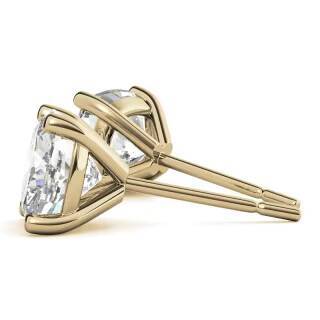 925 Sterling Silver VVS Cushion Diamond Stud Earring Certified Moissanite Earrings Men