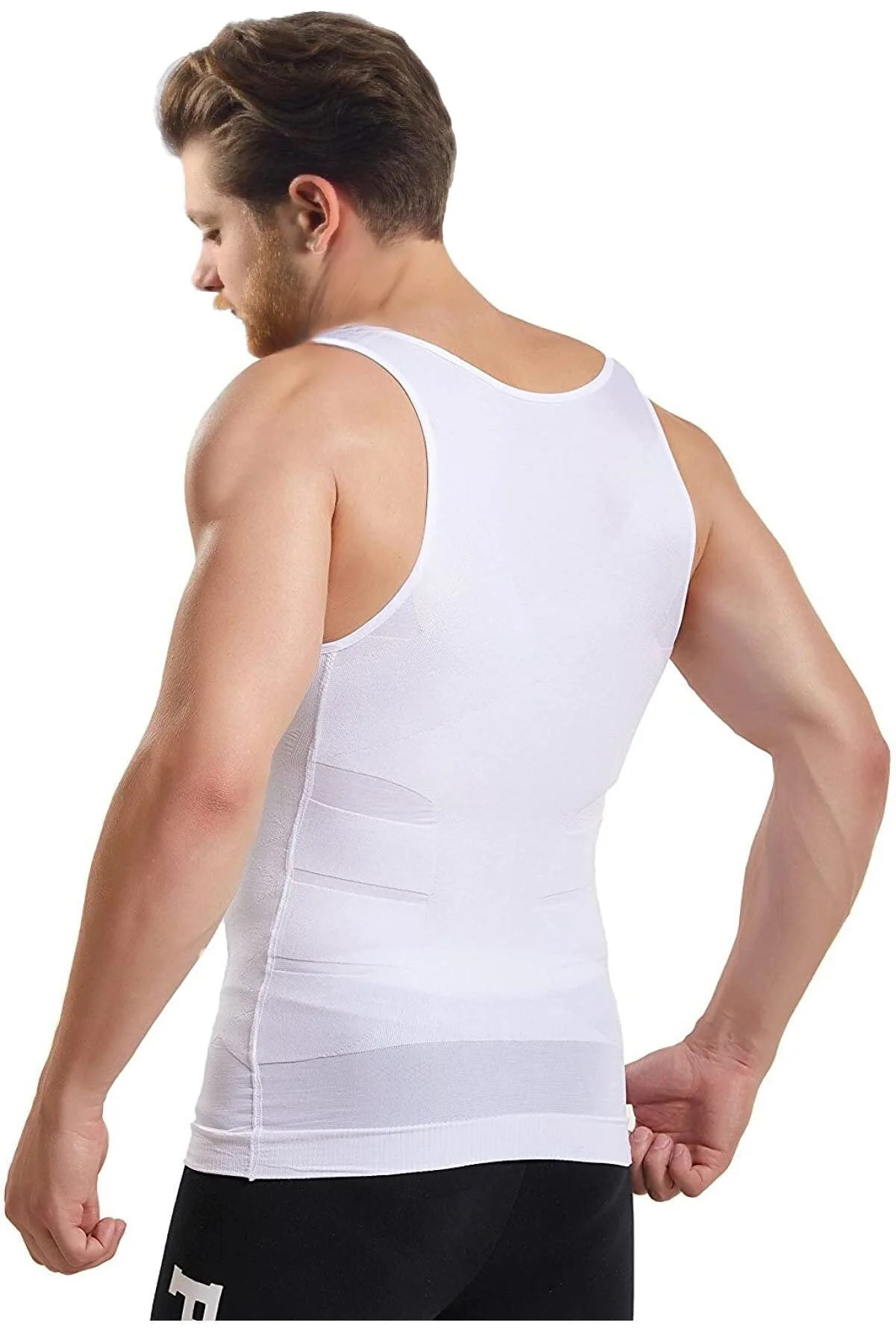 Men Compression Body Shaper Vest Seamless Slimming Tank Top Waist Trainer Belly Control Undershirt Shapewear Weight Loss Shirt 260130