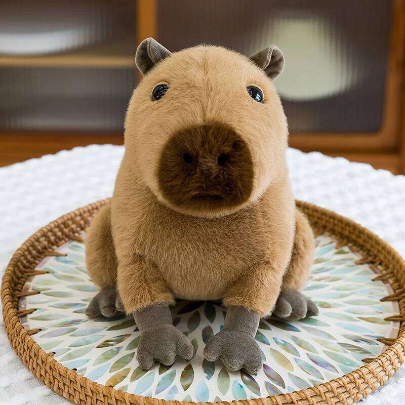 Hot Kapibala Pillow Kawaii Plush Toy Adorable Stuffed Doll Halloween Christmas Children's Birthday Gift Y260128