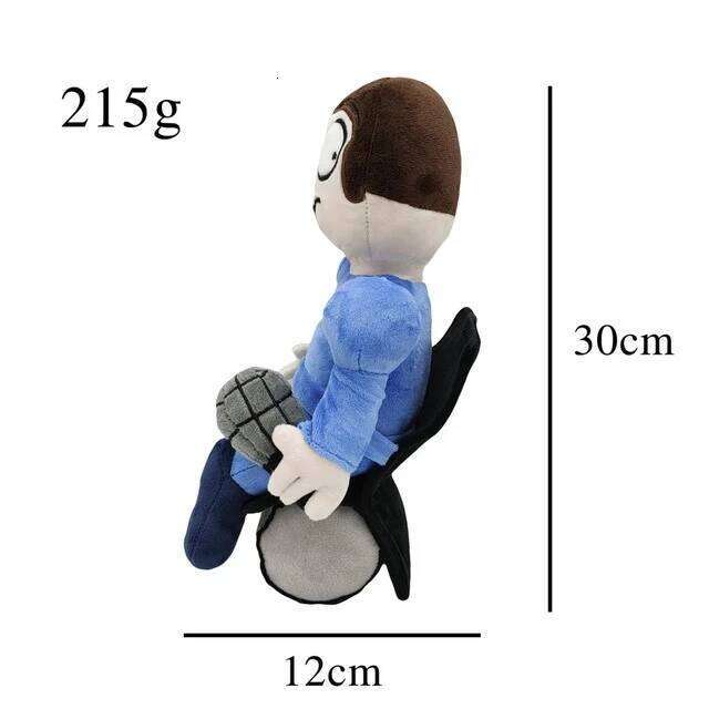25/30cm Dave And Bambi Toys Friday Night Funk Plush Doll FNF Stuffed Cartoon Dolls For Kid Christmas Birthday Gift Y260128