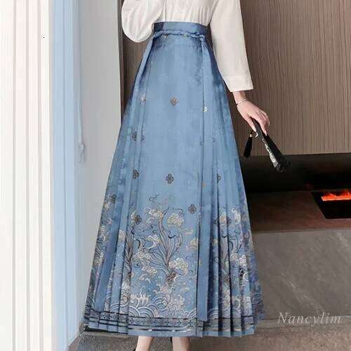 Chinese Style Horse-Face Skirt Women's Clothing Spring New Fashion Daily Hanfu Street Outfits