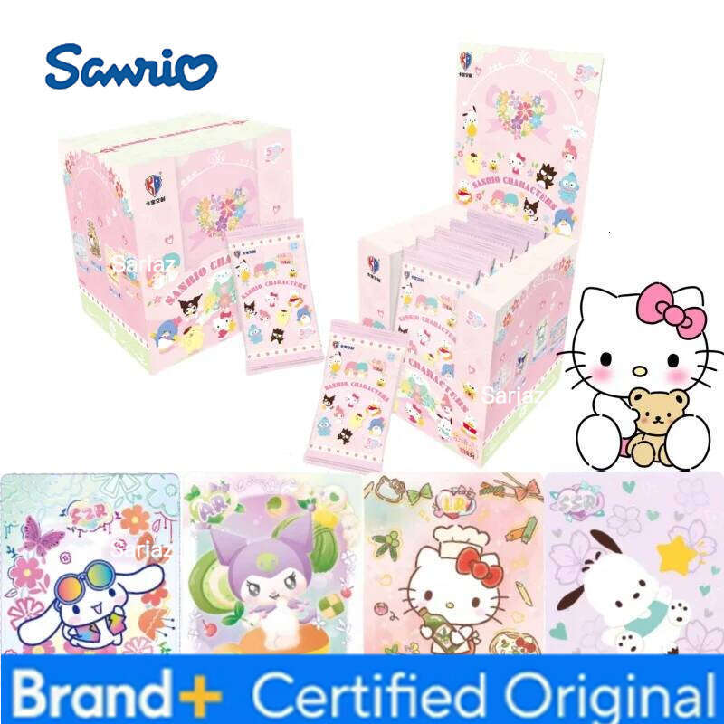 Sanrio New Polaroid Wink Fifth Edition Collection Small Kawaii Kuromi Anime Peripheral Cards Holiday Gift H260130