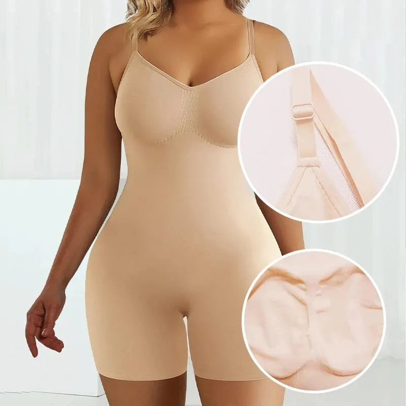 Bodysuit for Women Tummy Control Shapewear Seamless High Waist Flat Belly Belt Stretch Shapewear Body Shaper 260130