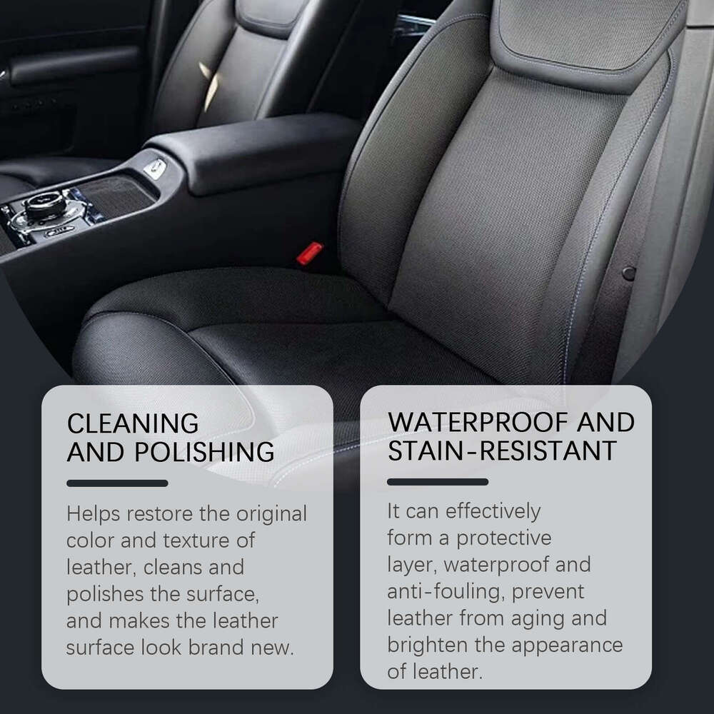 Jaysuing Conditioner Sofa Chair Leather Waterproof Maintenance Cleaning Oil Removal Polishing Protective Agent S260130