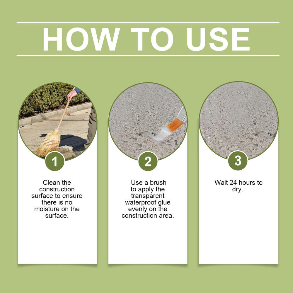 Jue-Fish Leak Repair Invisible Sealant Glue Household No-Brick-breaking Waterproof Coating S260130