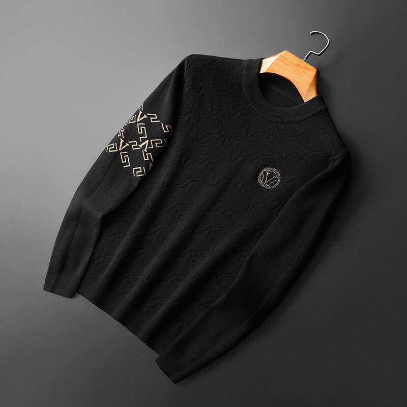 New Arrivals Winter New Men's Woolen Round Neck Knitted Base Shirt Youth Fashion Sweater Men