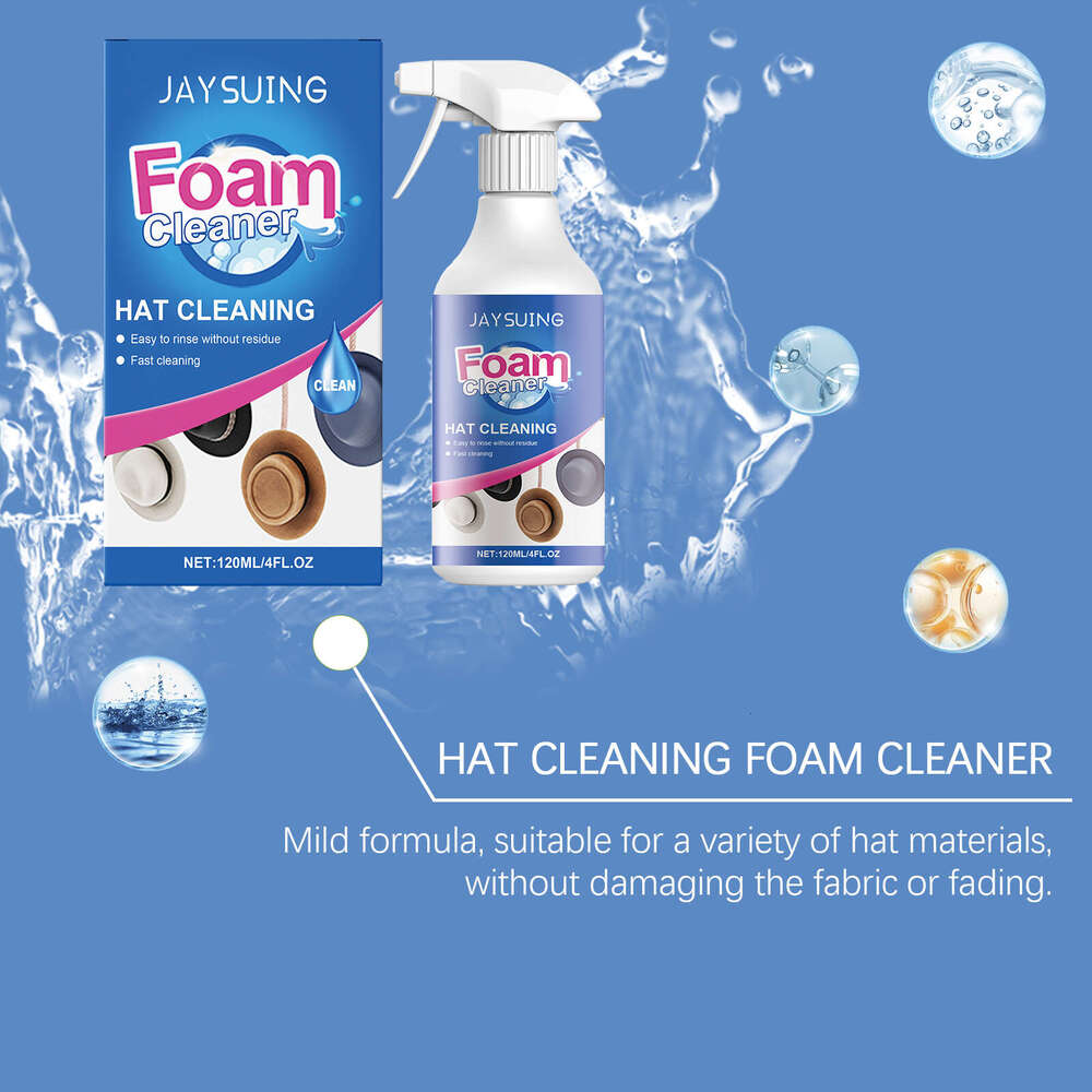 Jaysuing Cleaner Foam Type Hat Stain Removal No-Wash Deodorizing Dry Cleaning Spray S260130