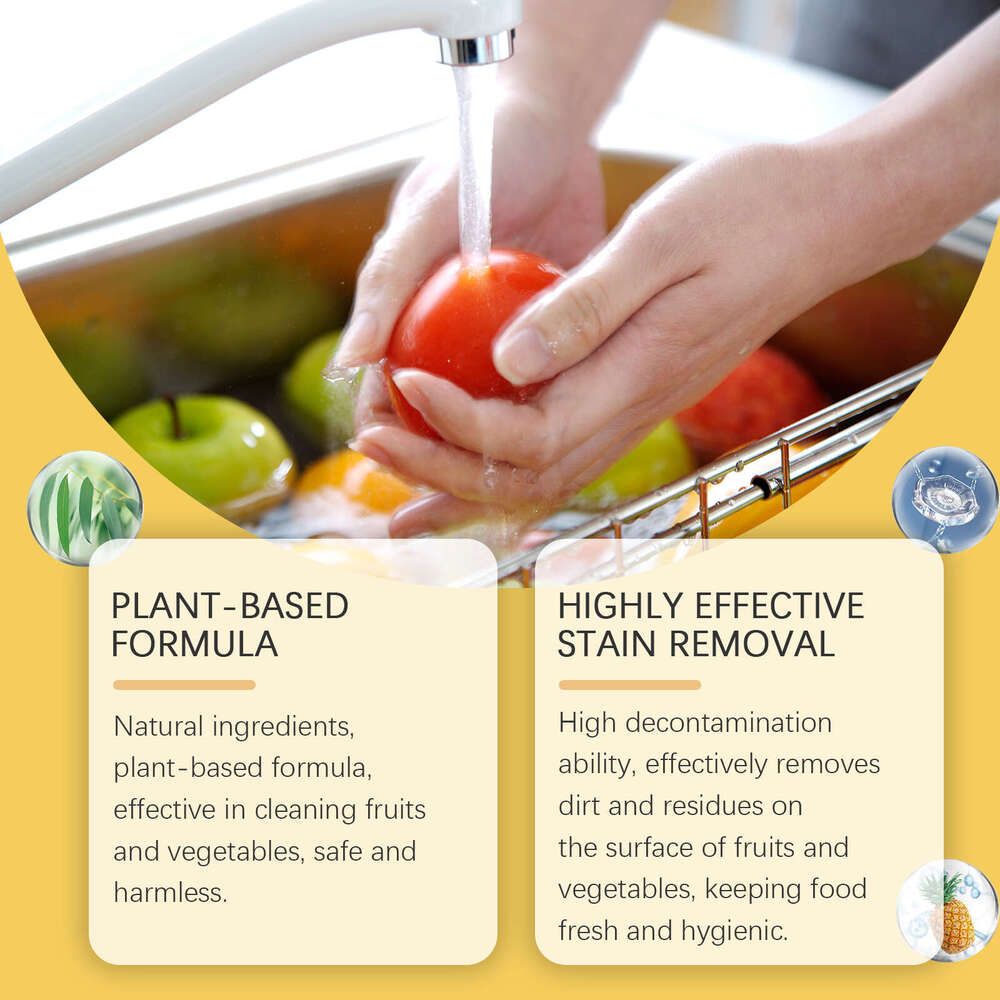 Jakehoe Fruit Vegetable Gentle Degreasing Dishwashing Multi-functional Cleaner for Fruits and Vegetables S260130