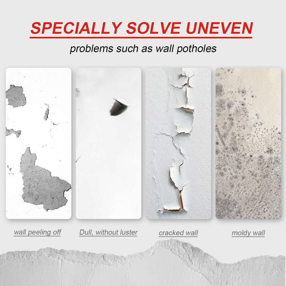 JUE-FISH 300g Home Wall Renovation Graffiti Cover Waterproof Mildew Crack Repair Paste S260130