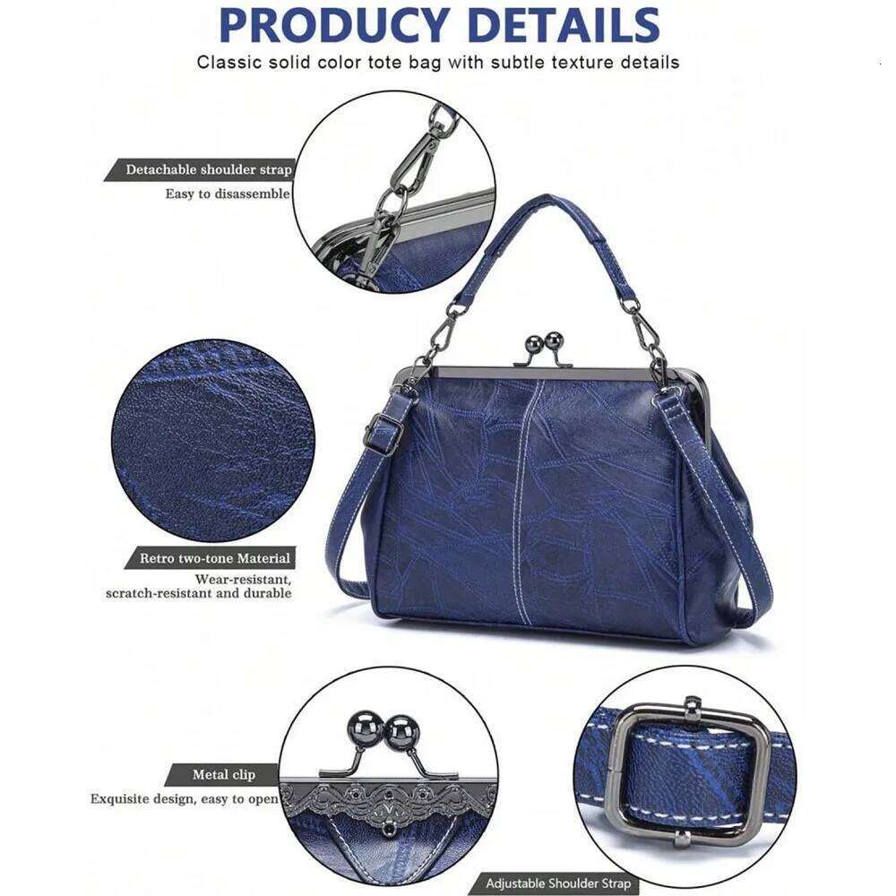 Women's Bags Trend High Quality Leather Crossbody Shoulder Bag Fashion Classic Retro Design Shopping Totes Handbags