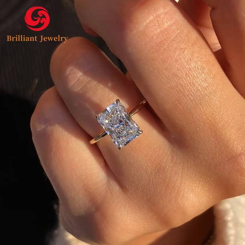 GIA IGI Certified DEF VS VVS Lab Grown Diamond Ring 05ct to 5ct for Men Women Engagement Wedding Customized 14k 18k Solid Gold