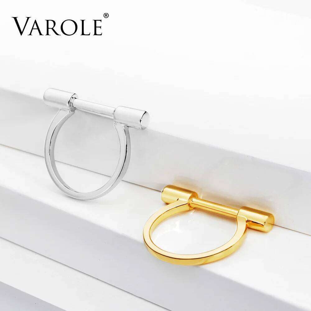 Contracted cylindrical Ring Gold Color Rings For Women Accessories Finger Fashion Jewelry Gifts Anillos XJ260130