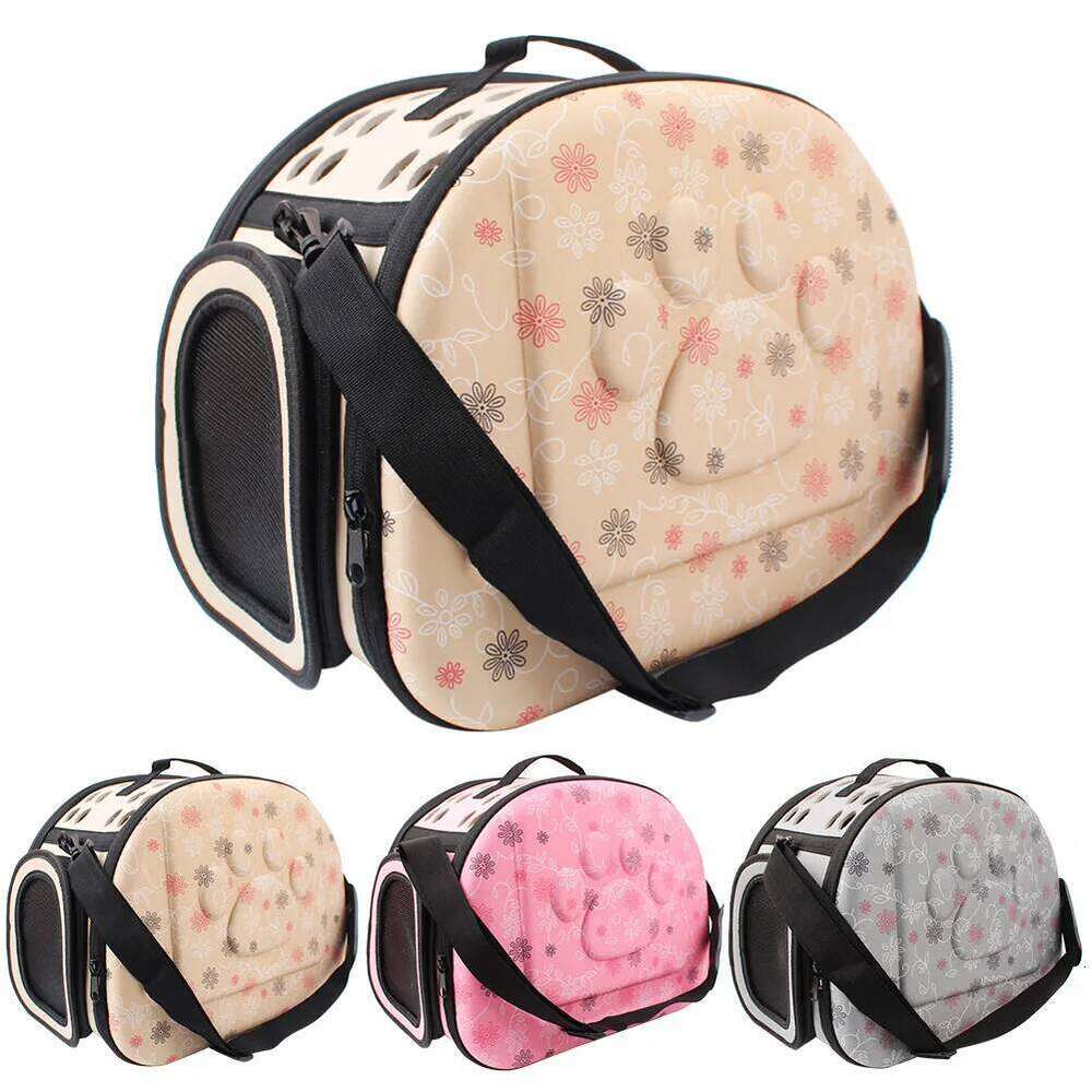 Outdoor Travel Shoulder Bag for Small Dogs, Pet Dog Carrier, Puppy and Cat Carrying Bag, Soft Kennel Products, 3 Colors 26H0130