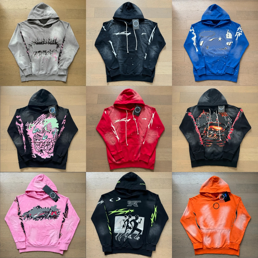 Mens Designer Hoodies Jacket Full Zip Up Jackets Men Women Streetwear Pattern Hoodie Sweatshirts For Male 78 Colors Womens Oversize Clothing S-XL