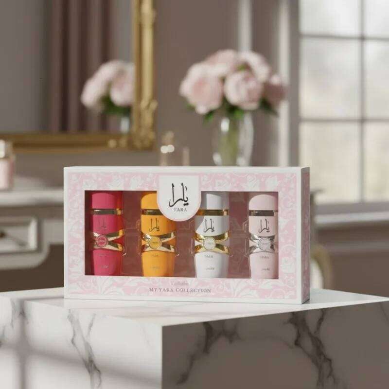 Yara Womens Perfume Gift Set 425ml Long Lasting Floral Fruity Gourmand Scents Soft Sweet Vanilla Musk Amber Jasmine Elegant H260130