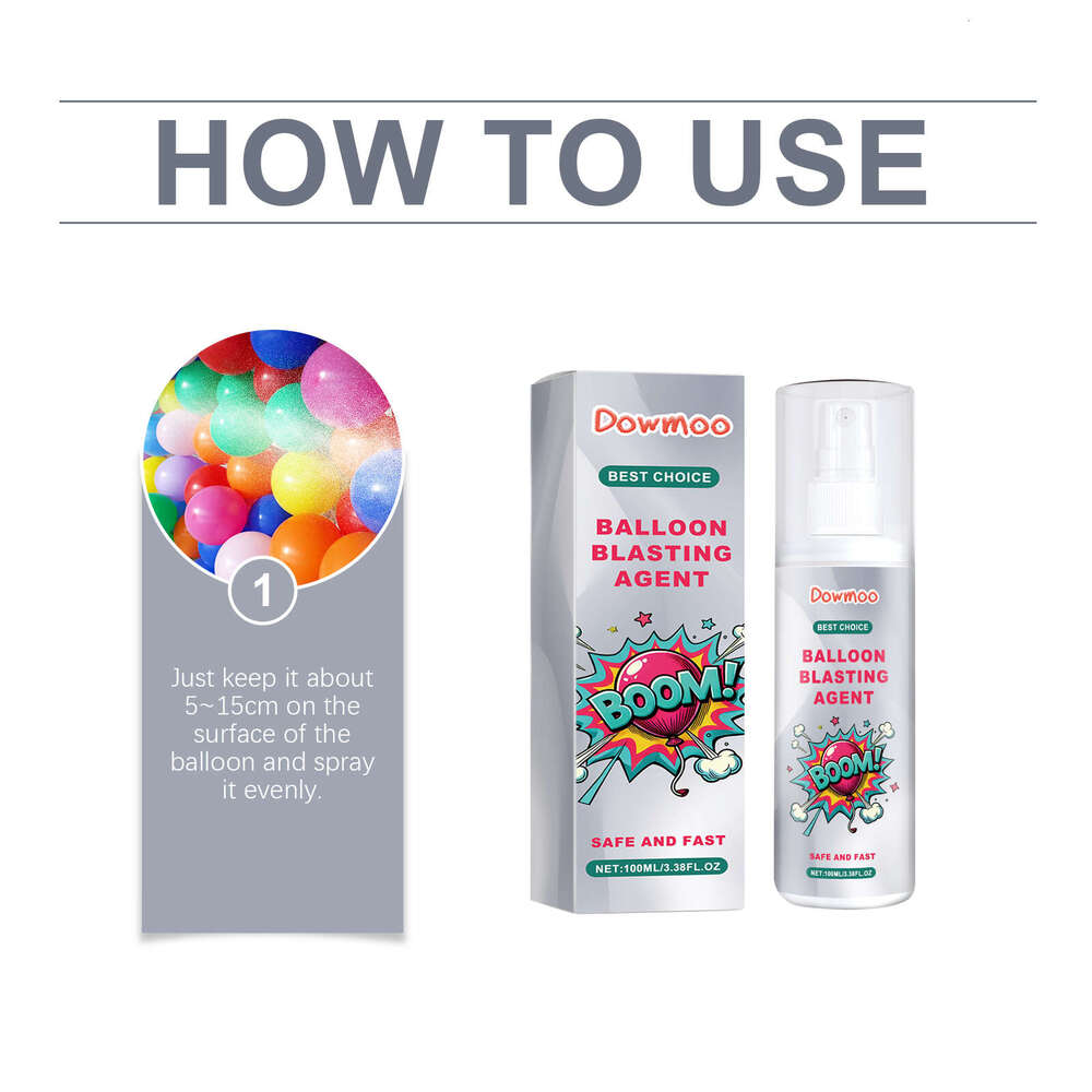 Dowmoo Agent Wedding Room No Need to Tie Safe Latex Balloon Atmosphere Spray S260130