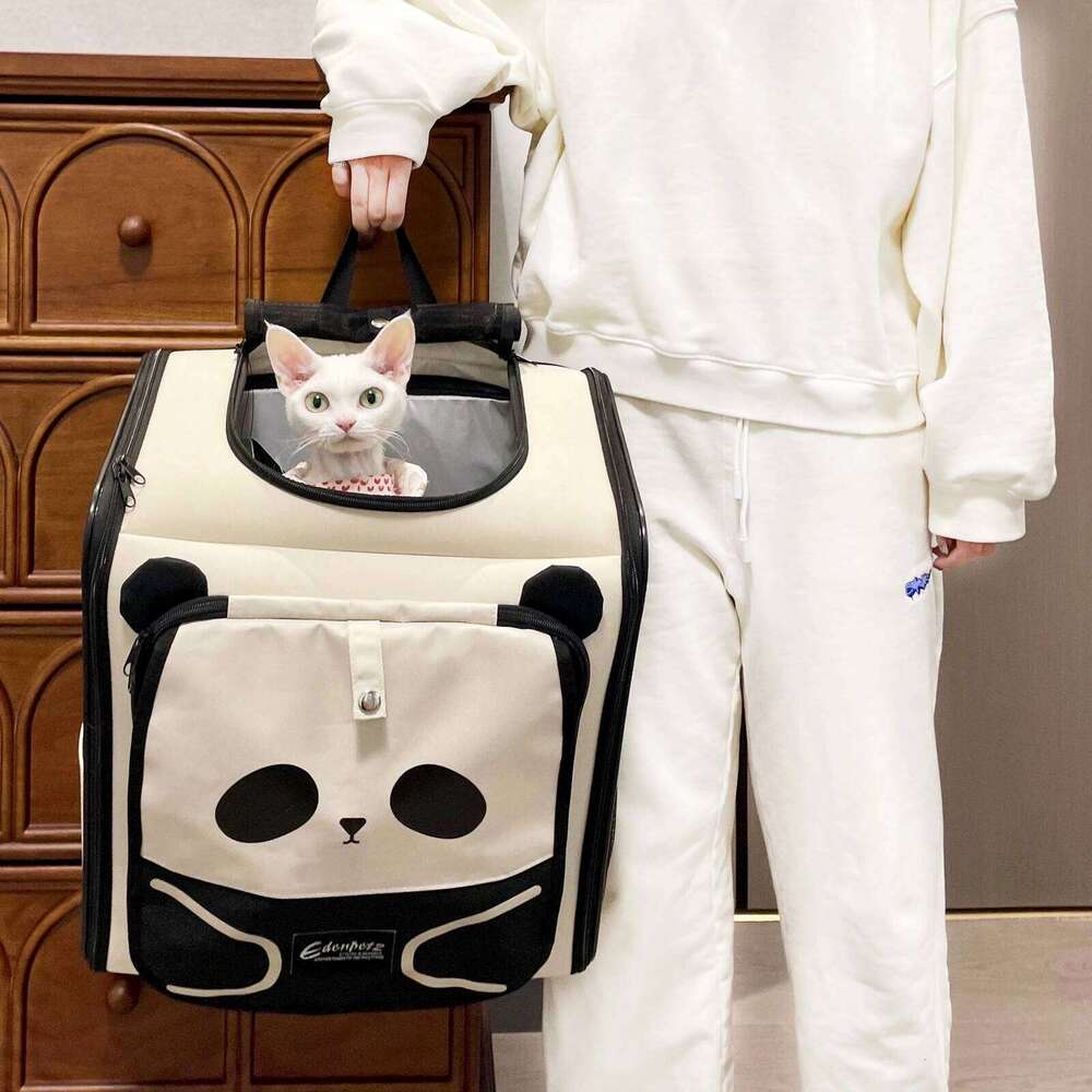 EDENPETZ Cat Dog Carrier With 10kg Capacity,Car Seat Bag,Comfort Transport Double Shoulder Travel Pet Backpack 26H0130