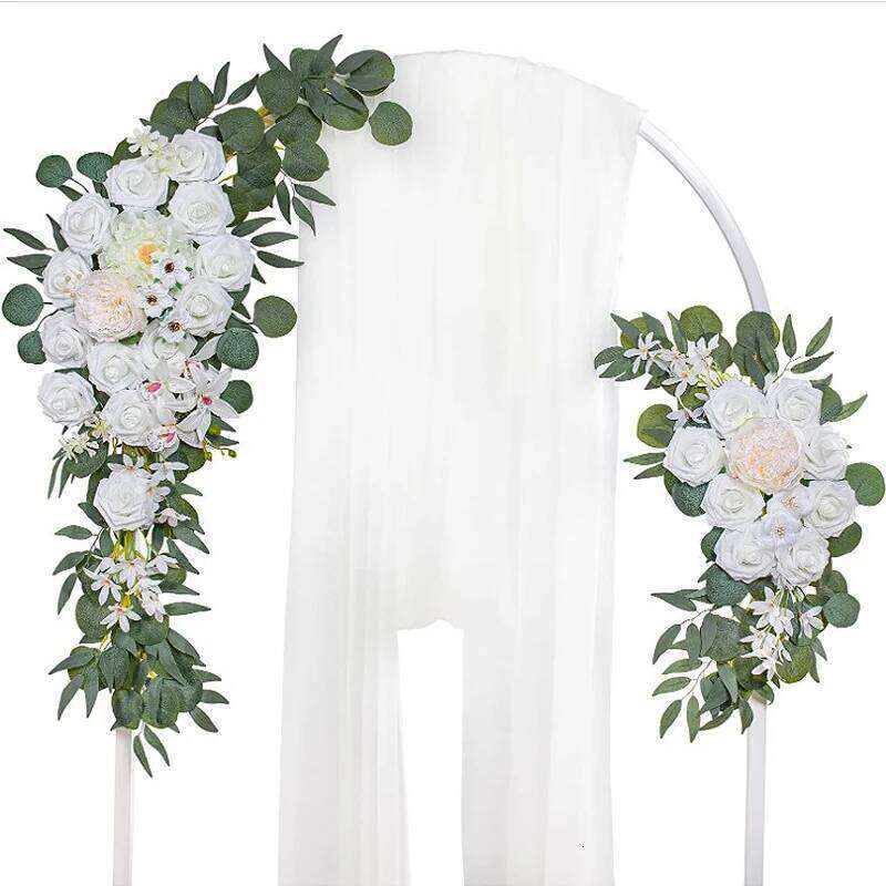 Artificial Arch Frieze Decoration Bohemian Large Flower Pendant Wedding Ceremony Christmas Door Floral Decor W260130