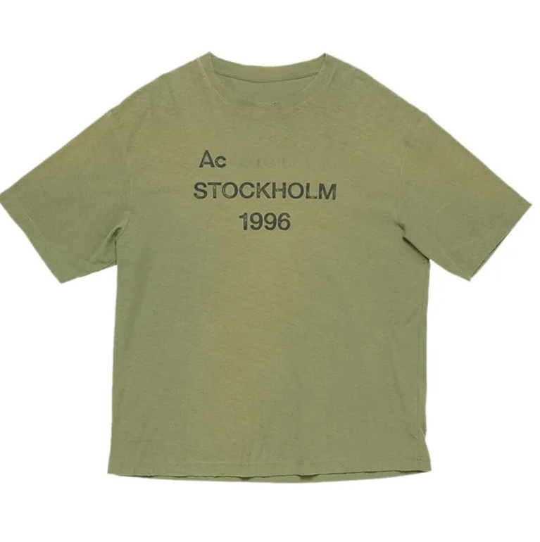 2026 acnes tshirt Designer acnes shirt Cotton Short-Slved acnestudiosshirt Fashion Casual Men Womens T-Shirt Couple Unisex Letters Printed Summer D66