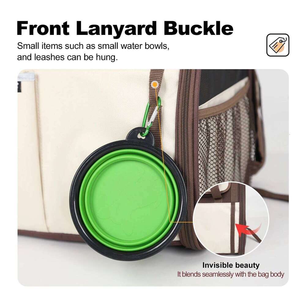 Large Dog Backpacks,With Load 9KG ,Cat Puppy Carrier Bag for Travel Camping Hiking 26H0130