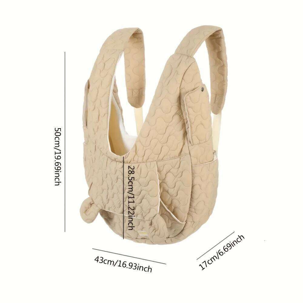 Carrier Backpack Extra Large Capacity Pet Chest Dog Cat Outdoor Bag Waterproof and Wind Resistant Portable 26H0130