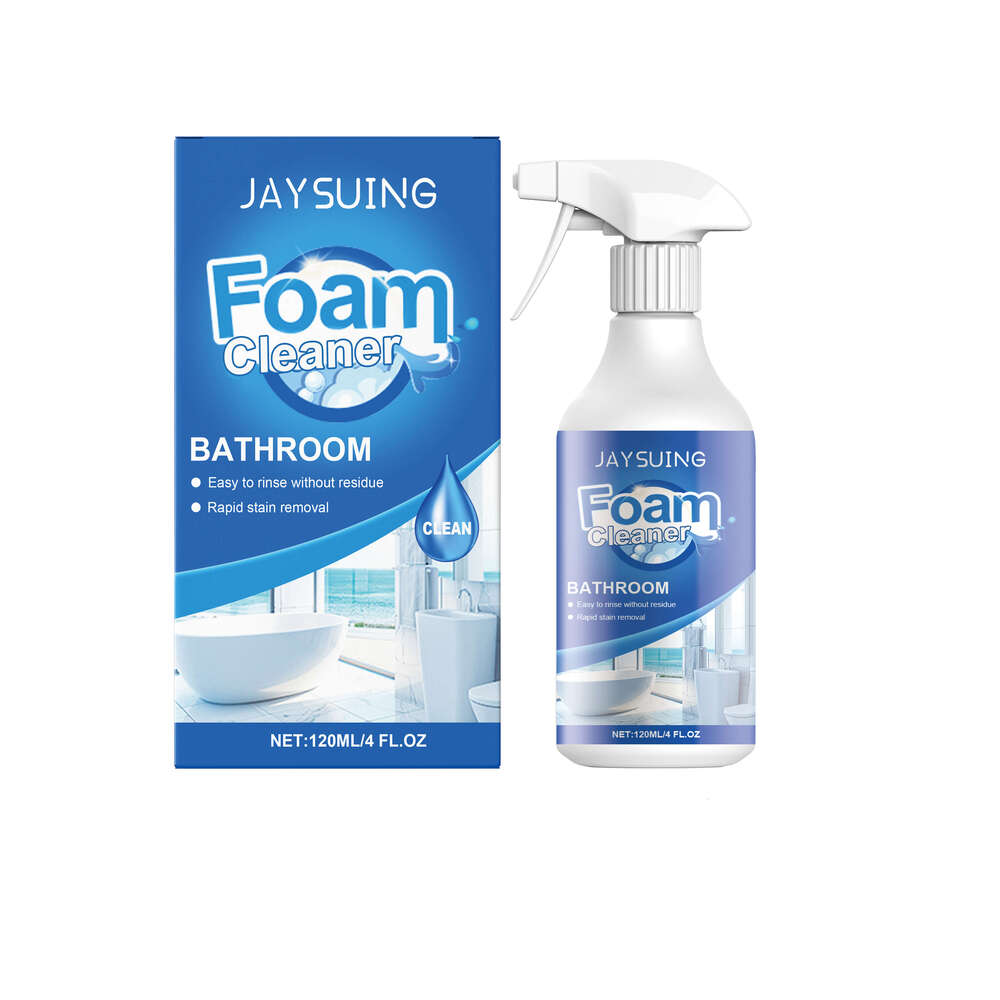 JAYSUING Bathroom Foam Cleaner Tile Glass Bathtub Water Stains Scale Remover Cleaning Agent S260130