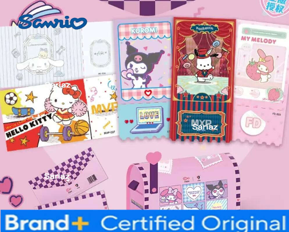 Sanrio New In Stock Melody Kuromi Ticket Stub Card Offline First Round Of Peripheral Collector Cards Festival Gifts H260130