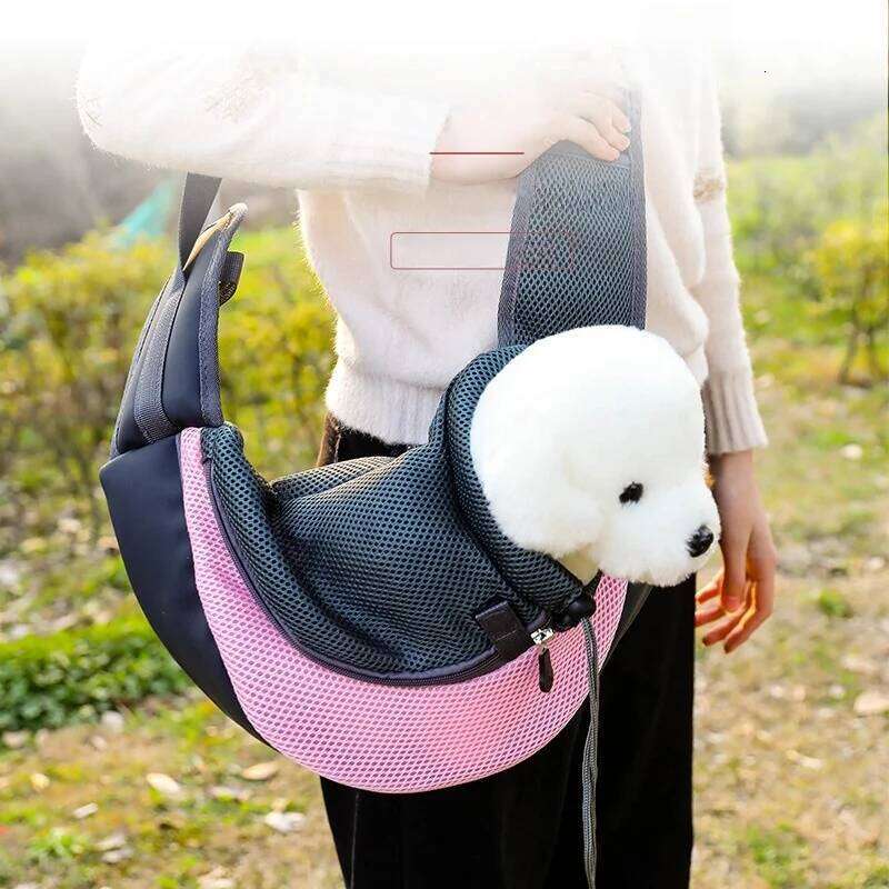 Pet backpack, portable shoulder travel, hands-free outdoor crossbody bag suitable for cat and dog pet supplies 26H0130