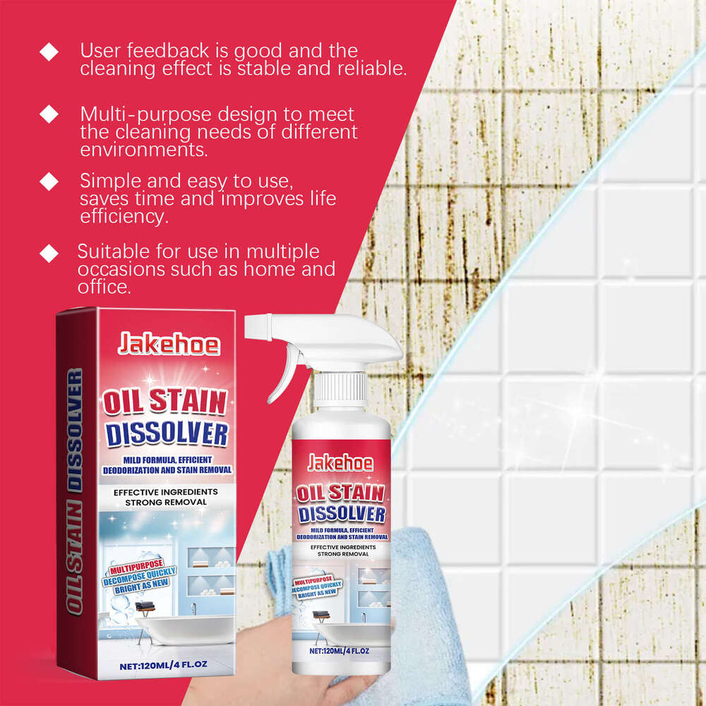 JAKEHOE Dissolver Indoor Wall Bathroom Tile Cleaner Dirt Multi-Effect Cleaning Spray S260130