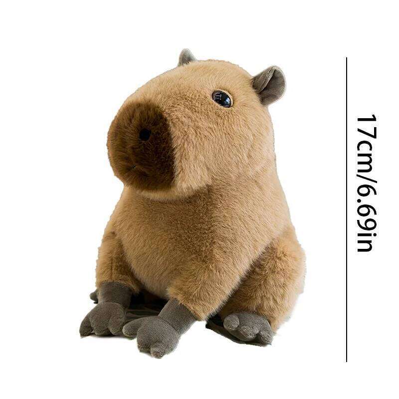 Hot Kapibala Pillow Kawaii Plush Toy Adorable Stuffed Doll Halloween Christmas Children's Birthday Gift Y260128