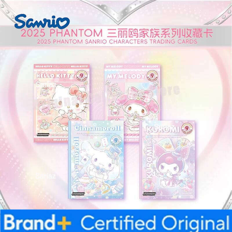 Sanrio Original Bandai Kakawow Trading Cards 2025 PHANTOM u Family Series Collection Official Authentic Favorite Card Pack H260130