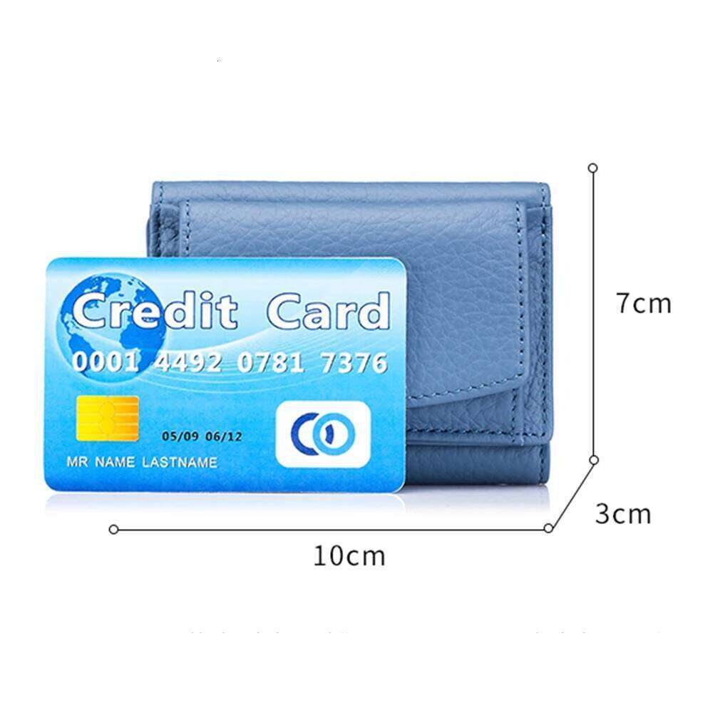 Zency Genuine Leather Wallet Case For Women Fashion Mini Coin Purse Money Bag Girl Card Holder Multifunction Rfid Anti Scanning Z260130