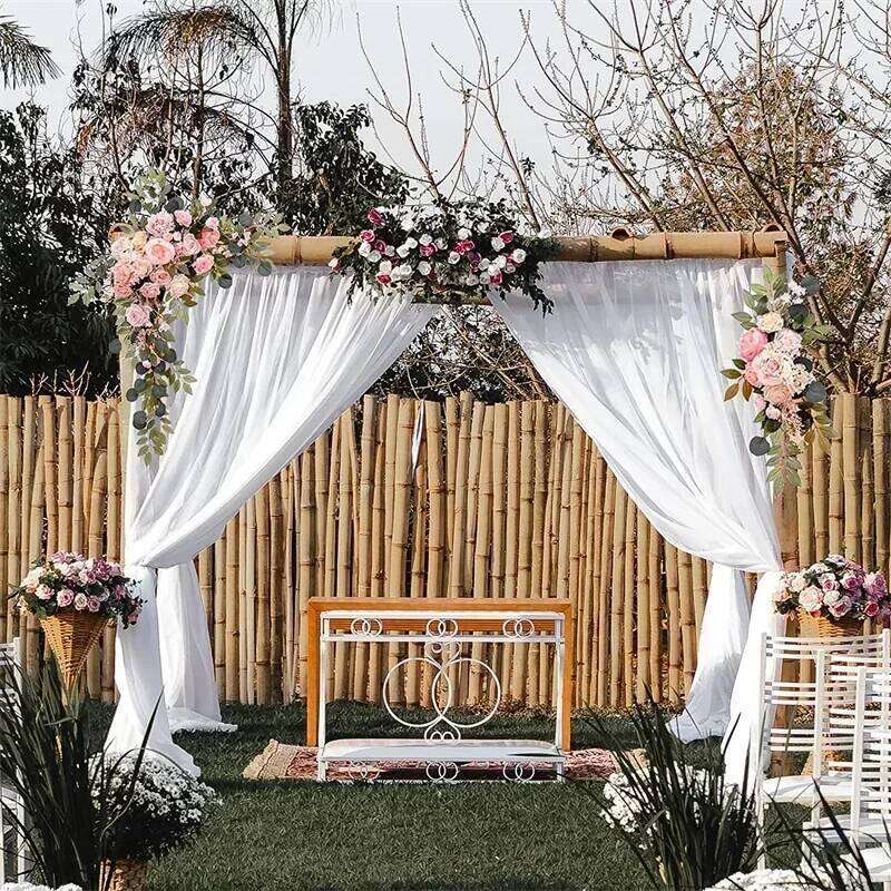 2 Pcs Artificial Arch Kit Wedding Flowers Garlands Silk Peony Flower Swag Welcome Sign Floral for Ceremony Party W260130