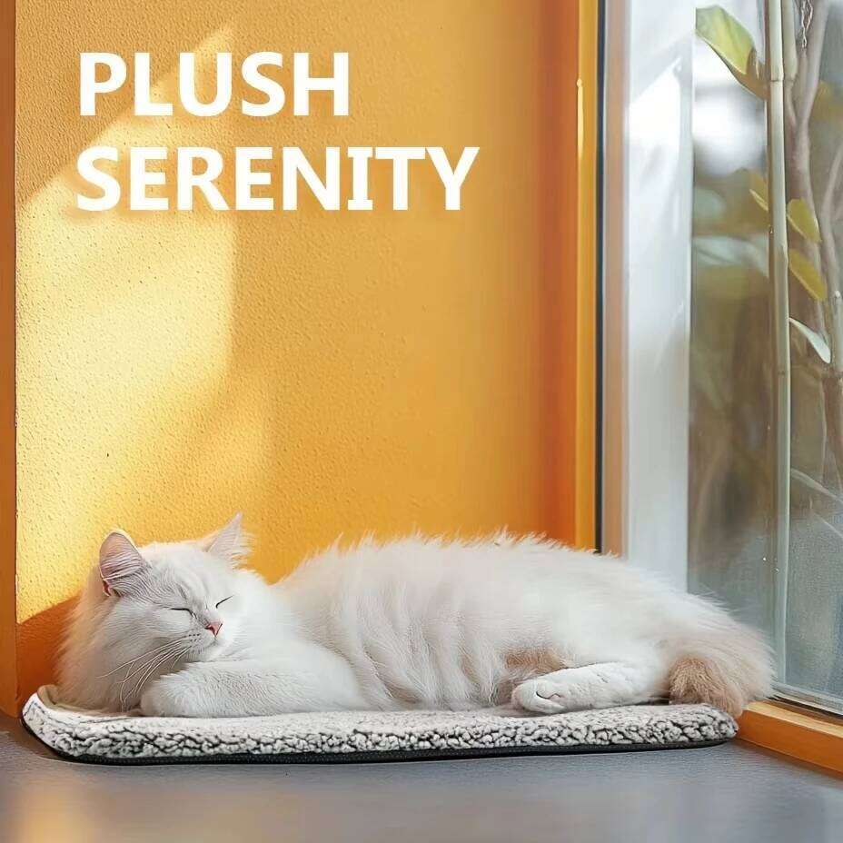 EFF Self-Heating Pet Pads Blanket Puppy Warm Cushion Mat for Cats Dogs Washable Pets with Thermal Body Heat Reflecting Core Pad 26W01130