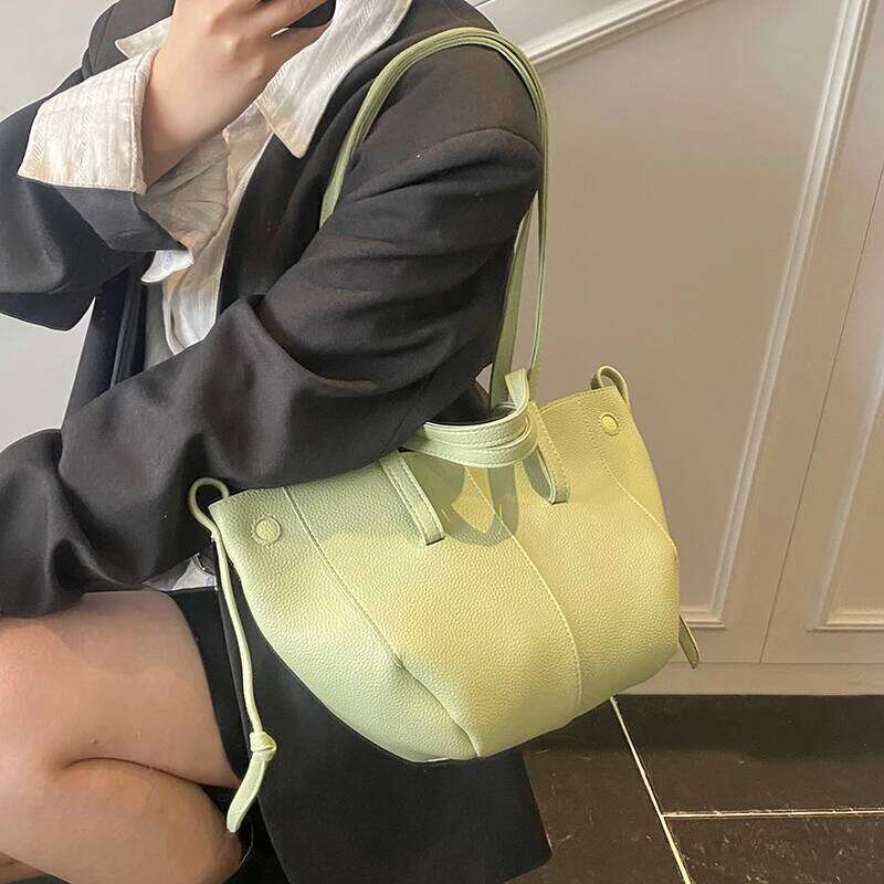 MOODS Branded Underarm Shoulder Bags For Women 2024 Latest Luxury Handbags Soft PU Leather Large Capacity Shopping Tote Z260130