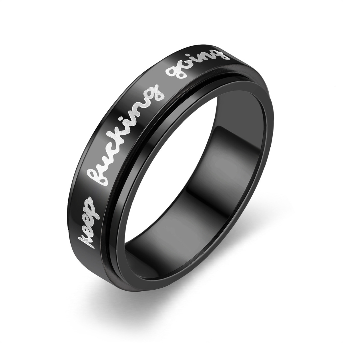 Fashion New Niche Smooth Matte Rotatable Keep Fucking Going... Exclusive