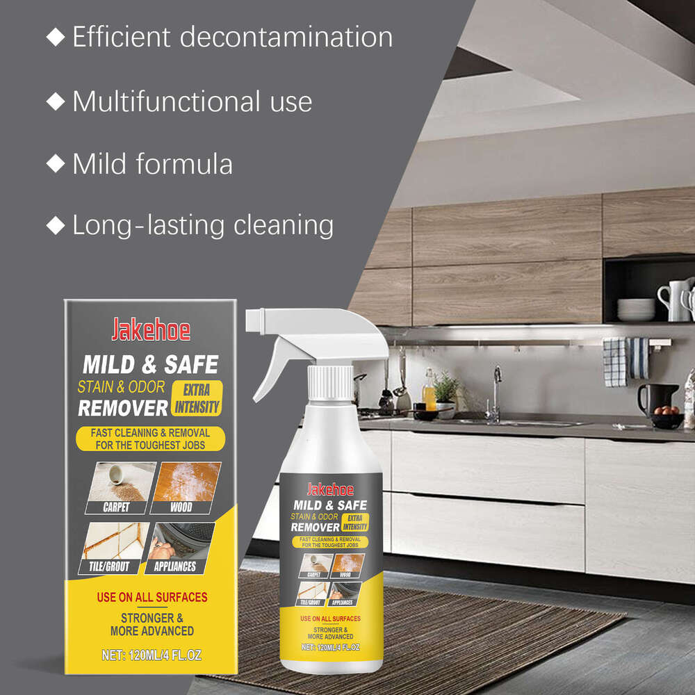 Jakehoe Stain Removal Foam for Cleaning Bathroom Kitchen Countertops Floors Wood Multi-Surface Cleaner S260130