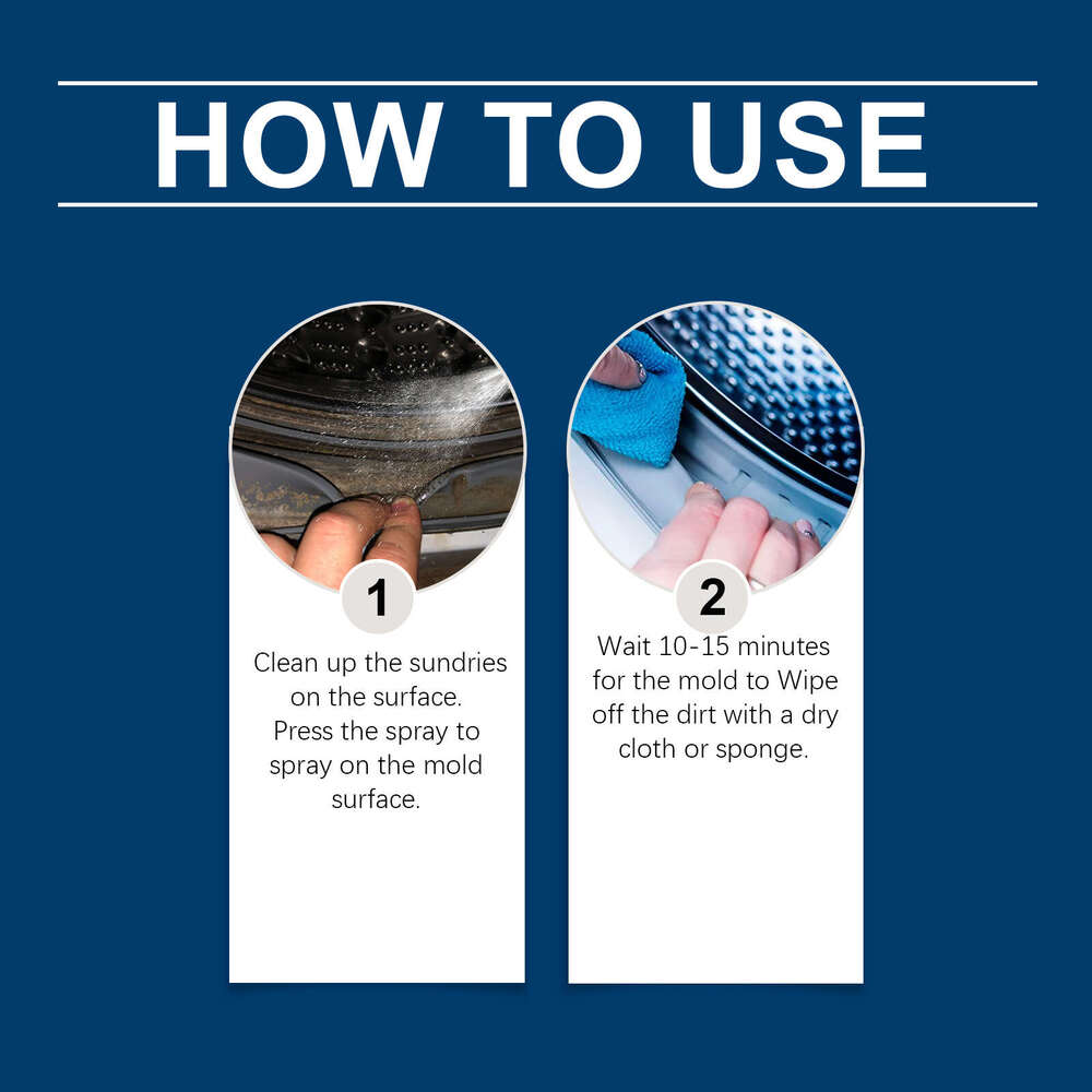 Jue-Fish Remover for Kitchen Living Room Cleaning Odor Refrigerator Seal Mildew Cleaner S260130